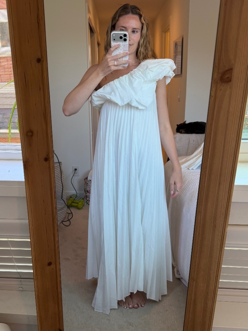 Acler size 4 White Varley Gown NWT